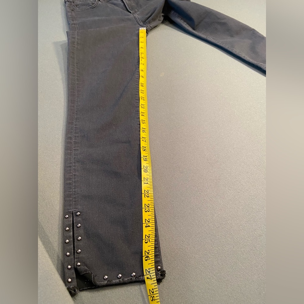 Citizens of Humanity, Rocket, High Rise, skinny, black Jeans, studs, size 28 - Picture 8 of 11
